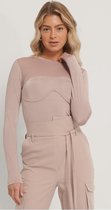 Isha x Nakd oud roze top met lange mouwen - L, roze