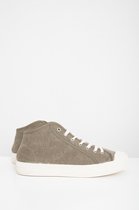 Sissy-Boy - Hoge taupe canvas sneakers - 40