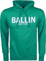 Ballin - Heren Hoodie - Sweat - Groen - Wit