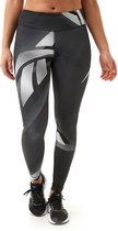 Reebok Myt All Over Print Sporttight Zwart/Grijs Dames