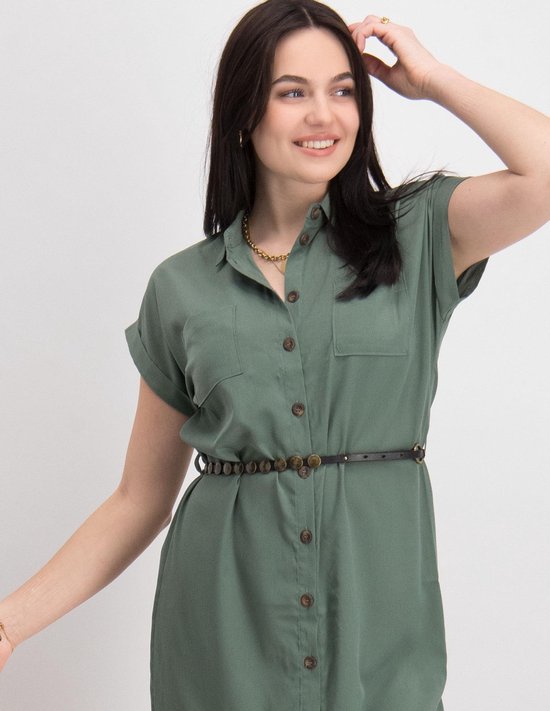 ONLY Hemdblusenkleid »ONLHANNOVER S/S SHIRT DRESS NOOS WVN« für