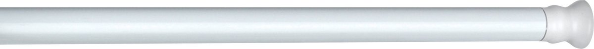 Wenko Douchegordijnstang 2 X 110-185 Cm Aluminium Wit