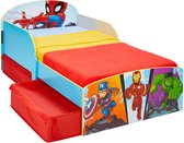Marvel Superhero Adventures - Kids Toddler Bed with Storage (516MVL01EM)