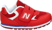 New Balance 376 jongens klittenband sneaker - Rood - Maat 35
