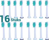 Bol.com Philips Sonicare P-HX-6014 opzet tandenborstels | Universele opzetborstels | Electric Toothbrush Heads | 16 stuks aanbieding