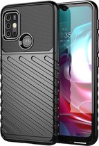 Motorola Moto G30 High Impact Hoesje Zwart - Cacious (Forca Serie)