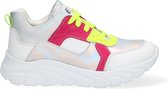 Braqeez 420299-600 Meisjes Lage Sneakers - Multi/Zilver - Leer - Veters