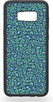 Green and blue leopard Telefoonhoesje - Samsung Galaxy S8+