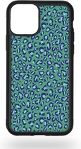 Green and blue leopard Telefoonhoesje - Apple iPhone 11 Pro