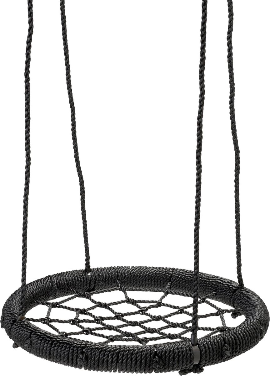 Swing King schommelzitje Nestschommel 60cm - Zwart — afbeelding 4