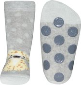 Ewers antislip sokken Stoppi leopard grijs