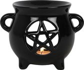 Something Different Oliebrander Pentagram Cauldron Zwart
