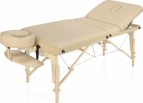 Table esthétique pliante Relax - Table massage marron