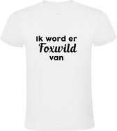 Foxwild Heren t-shirt | Massa is kassa | Peter Gillis | Foxwild | Hatseflatse | Wit