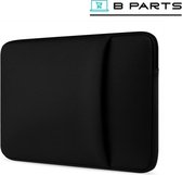 BParts - 14 inch Extra vak Laptop sleeve - Beschermhoes laptop - Laptophoes - Extra zachte binnenkant - Zwart