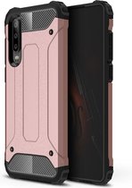 Huawei P30 Hoesje - Mobigear - Outdoor Serie - Hard Kunststof Backcover - Roségoud - Hoesje Geschikt Voor Huawei P30