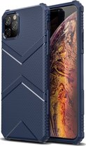 Apple iPhone 11 Pro Max Hoesje - Mobigear - Diamond Serie - TPU Backcover - Blauw - Hoesje Geschikt Voor Apple iPhone 11 Pro Max