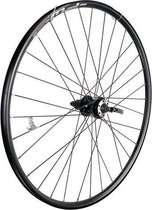 A-wiel 28 inch 622 zwart schijfrem 6-gaats 8/9/10v cassette