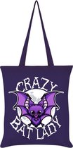 Fantasy Giftshop Tote bag - Crazy Bat Lady Purple
