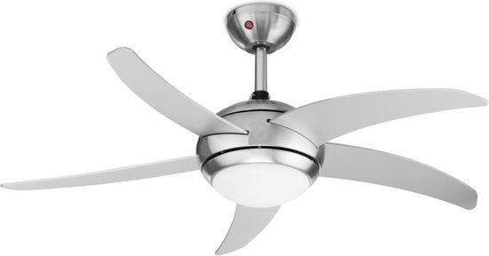 Tristar VE-5815 Ceiling Fan - Plafondventilator - Ventilator Plafond met Lamp - Wit