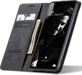 Hoesje geschikt voor Samsung Galaxy A72 - Book Case Leer Slimline Zwart