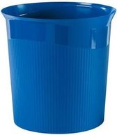 Corbeille à papier HAN Re-LOOP, 13 litres ronde, bleue 100% matière recyclée HA-18148-914