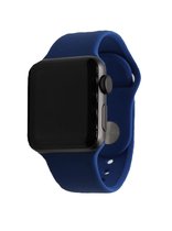 Geschikt Voor Smart Watch Sport Band -  Cobalt Blue - 38mm En 40mm - ML - Geschikt Voor Smart Watches - Maat: 38 en 40