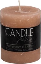 Candle Junkie Stompkaars soft roze