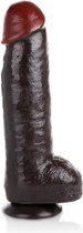 Black Balled 12" Dildo - 30,5 cm - Brown