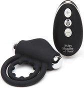 Relentless Vibrations Remote Control Love Ring - Black/Silver