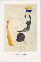 JUNIQE - Poster in kunststof lijst Schiele - Two Lying Figures -30x45