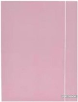 Verhaak Elastomap Soft Touch Pastel A4 Karton Roze