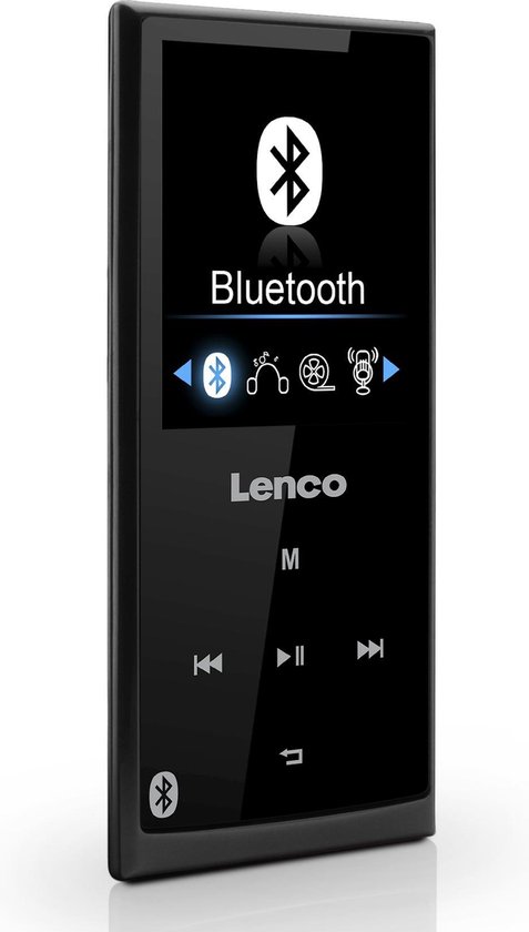 Lenco Xemio-760 BT Black - MP3-speler met Bluetooth® en 8GB geheugen - Zwart  | bol.com
