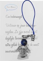 Kleine Beschermengel met Halfedelstenen Hoofdje Lapis Lazuli