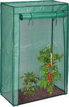 Relaxdays Tomatenkas 150x100x50 cm - tuinkas tomaten - foliekas - serre - kweekkas - PE
