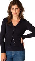 YEST Yana Vest - Dark Blue - maat 44