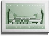 Walljar - Philips Stadion - Muurdecoratie - Poster