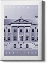 Walljar - Stadhuis van Groningen - Muurdecoratie - Poster