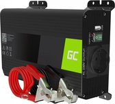 GREEN CELL 12V| PRO Voltage Auto Omvormer 12V naar 220V/230V, 300W(continu) zuivere sinusgolf