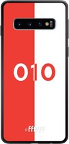 6F hoesje - geschikt voor Samsung Galaxy S10 -  TPU Case - Feyenoord - 010 #ffffff