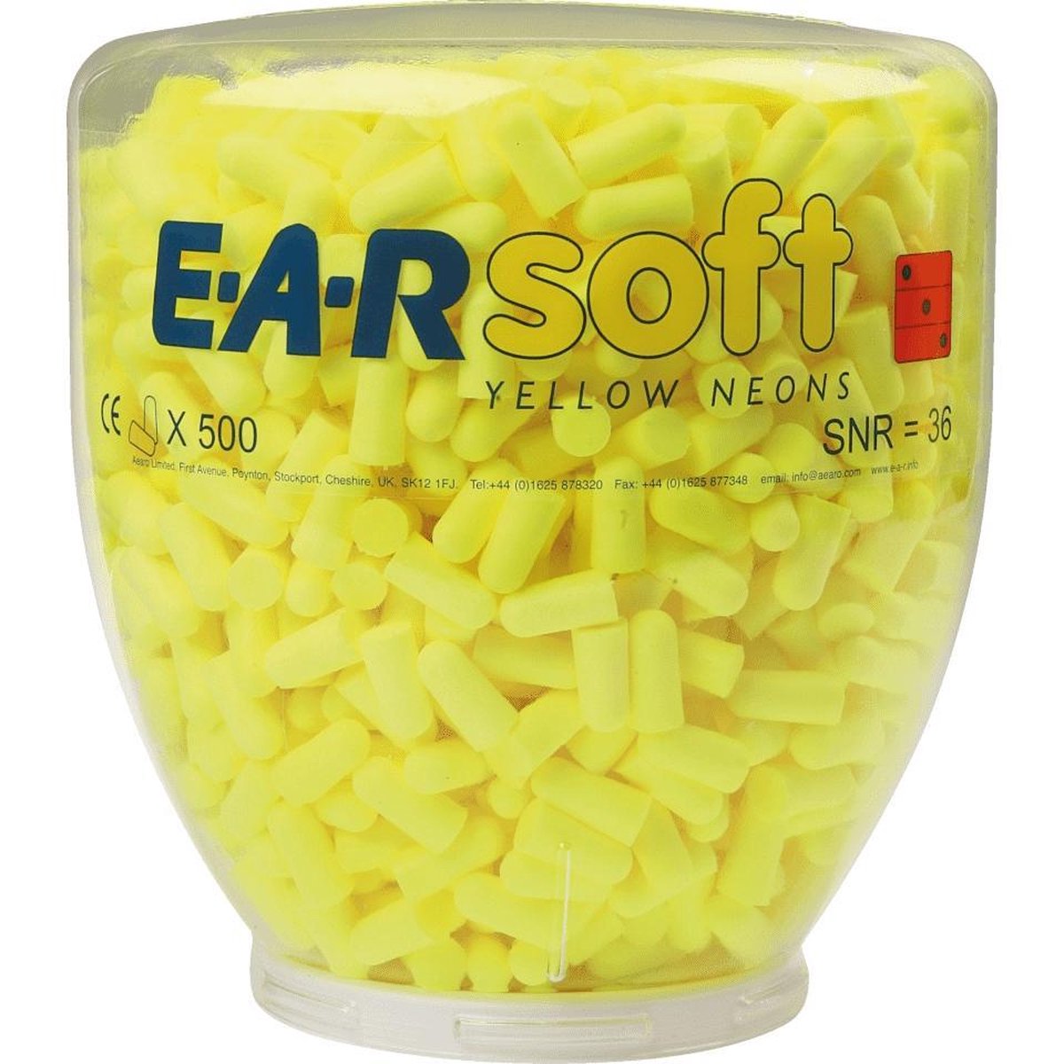 Goedkoopste 3M EAR dispenser Yellow Neons Soft, voor One Touch dispenser, 500 paar/VE