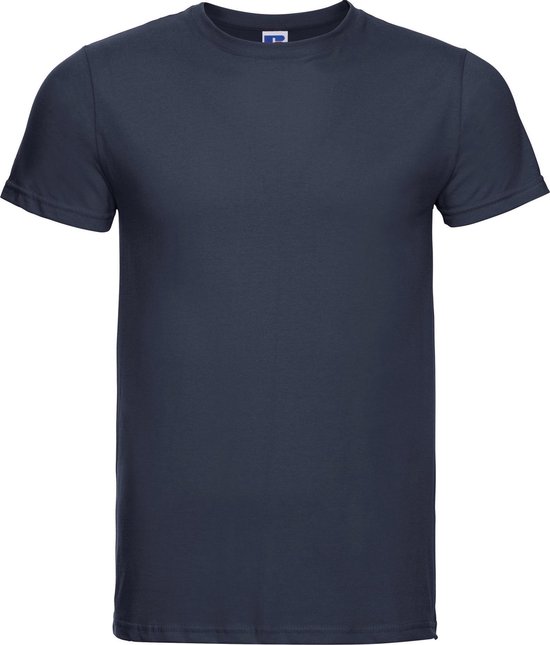 T-shirt slim à manches courtes pour hommes Russell (Marine française)