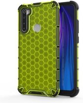 Voor OPPO Realme 5 Pro Shockproof Honeycomb PC + TPU Case (groen)