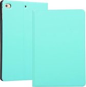 Effen kleur elastische holster horizontale flip lederen tas voor iPad mini 4 / mini 5, met houder & slaap / wekfunctie (groen)