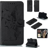 Veerpatroon Litchi Texture Horizontale Flip Leren Case met Portemonnee & Houder & Kaartsleuven Voor iPhone SE 2020/8/7 (Zwart)