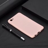 Voor OPPO A83 Candy Color TPU Case (roze)