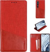 Voor Xiaomi Mi Note 10 / Mi Note 10 Pro MUXMA MX109 Horizontale flip lederen tas met houder en kaartsleuf en portemonnee (rood)