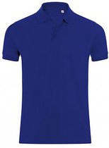 SOLS Heren Phoenix Poloshirt met korte mouwen Pique Polo (Franse marine)