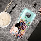Voor Xiaomi Mi 10T Lite 5G schokbestendig geverfd transparant TPU beschermhoes (Oiran Girl)