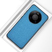 Voor Huawei Mate 40 Pro schokbestendige stoffen textuur PC + TPU beschermhoes (blauw)